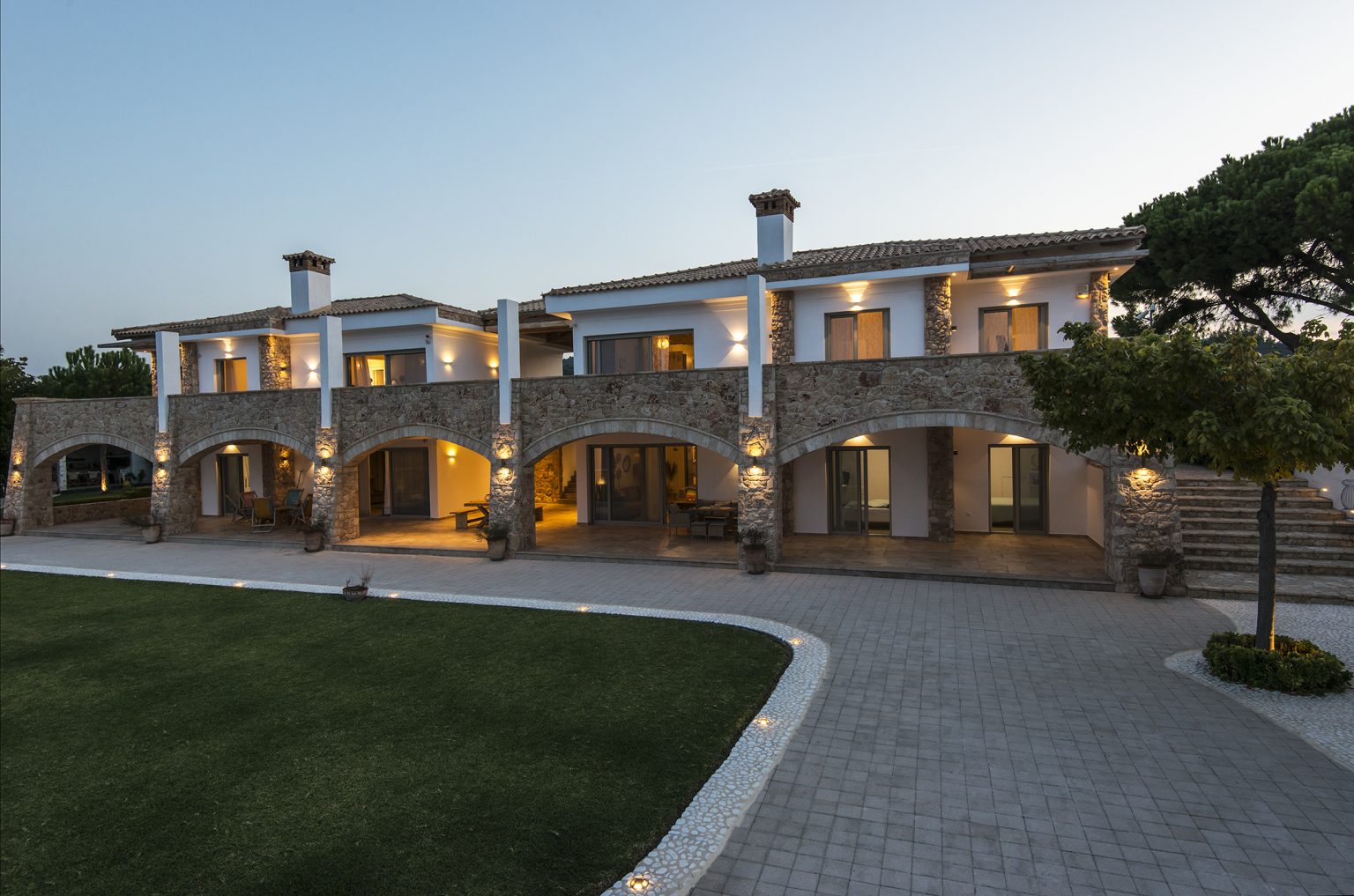 Amelia Villa Collection beachfront exterior with direct access to the sea